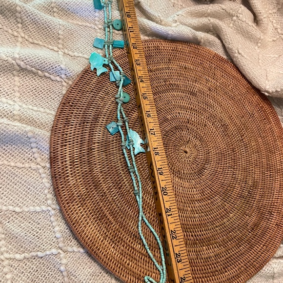 Gorgeous turquoise fish bead necklace - Picture 4 of 6